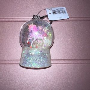 Bath & Body Works Unicorn in snow globe pocket bac holder NWT